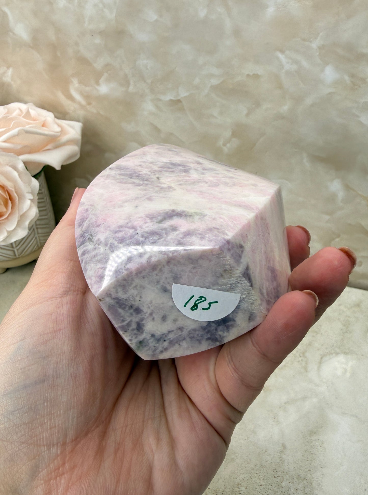 Rare Pink Sodalite Flame