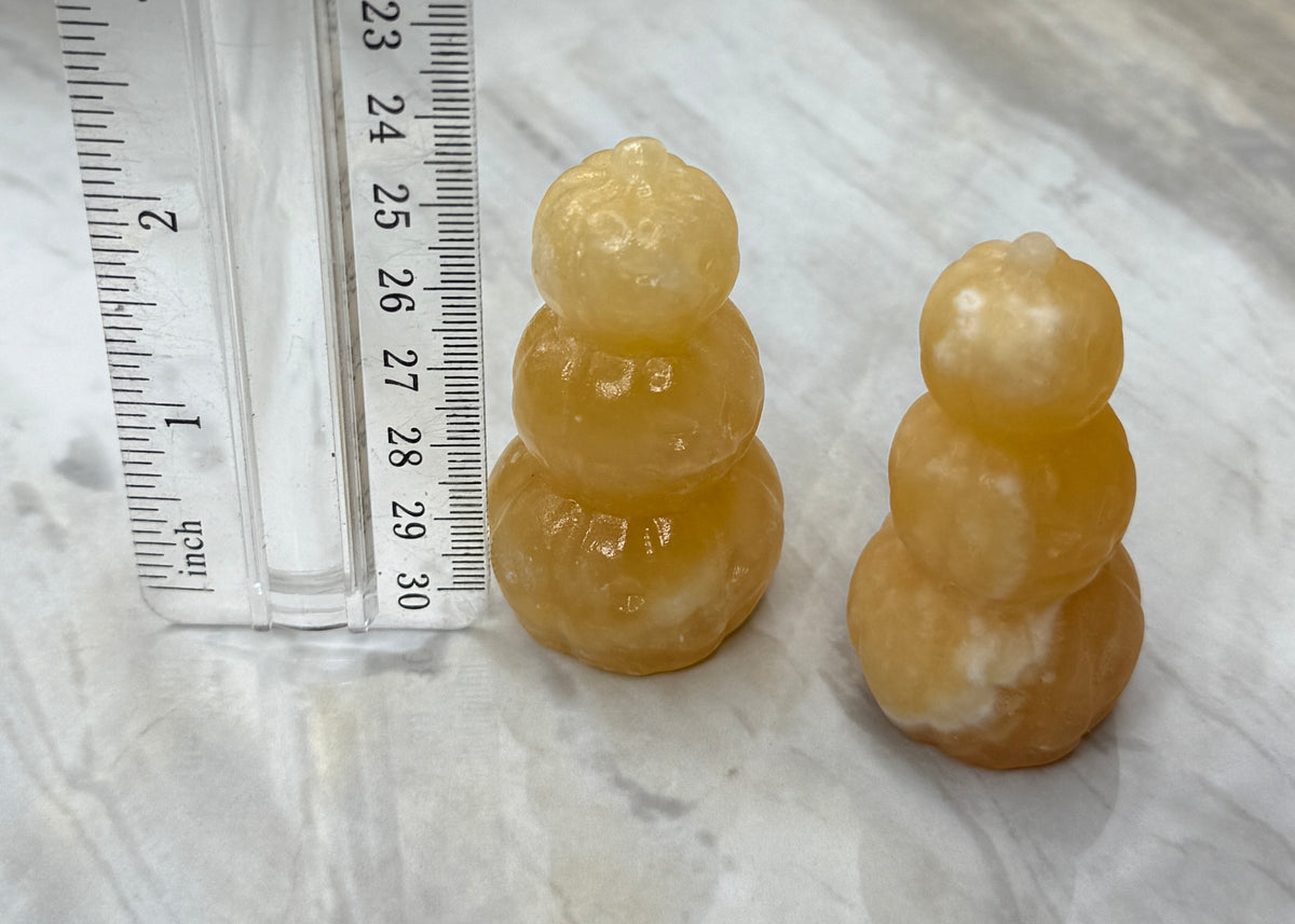 Orange Calcite 3 Pumpkin Carving