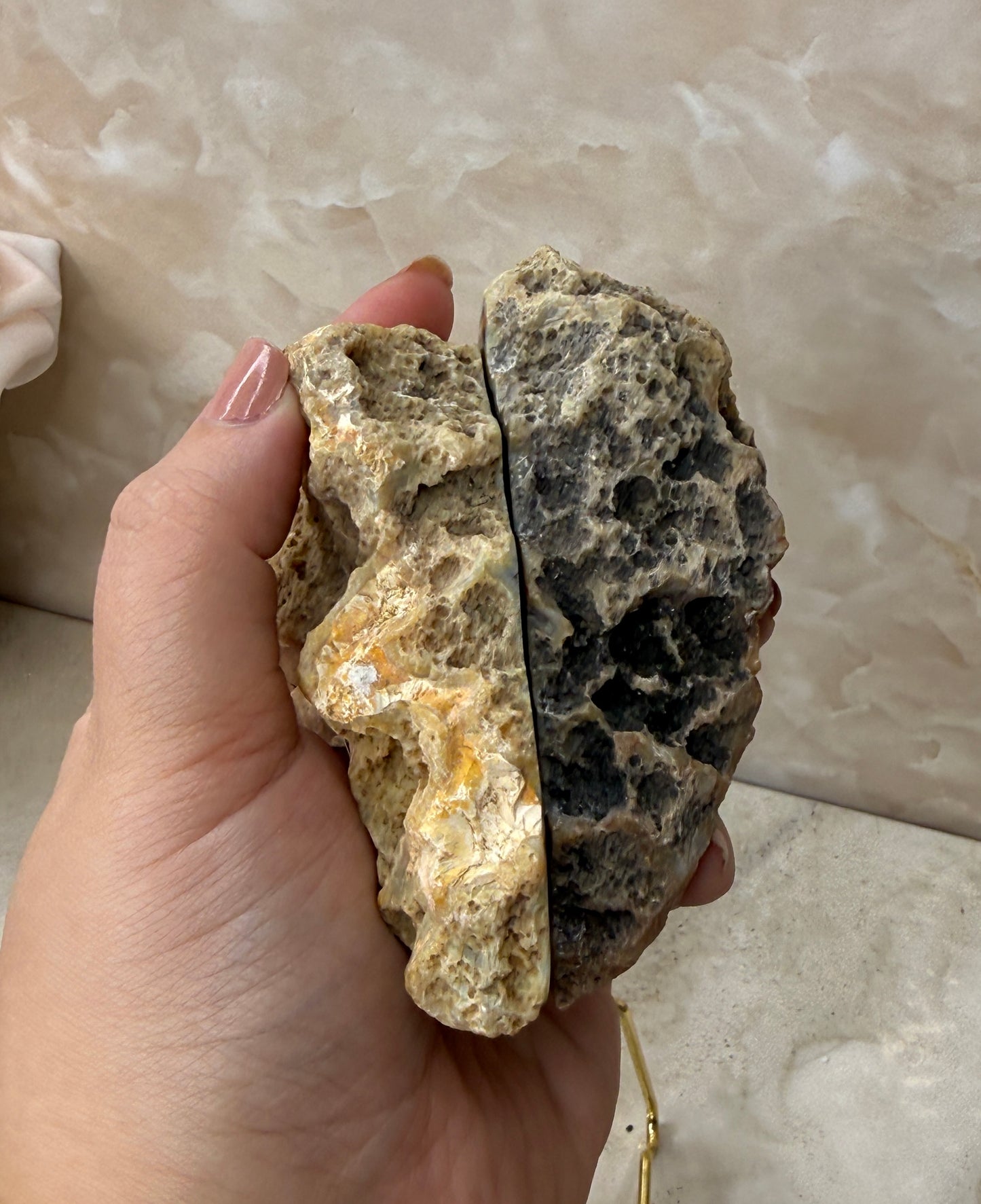 Indonesian Agate Pair