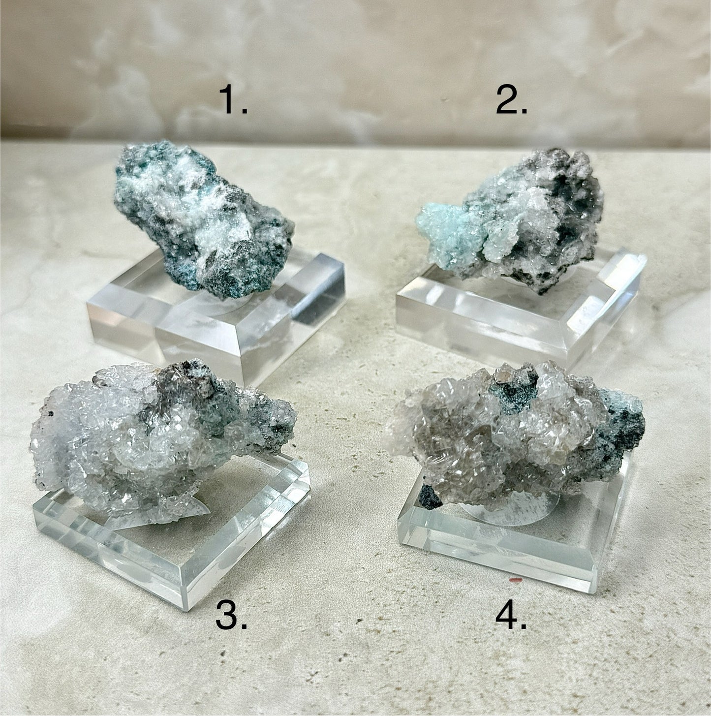 Calcite with Copper from Mexico