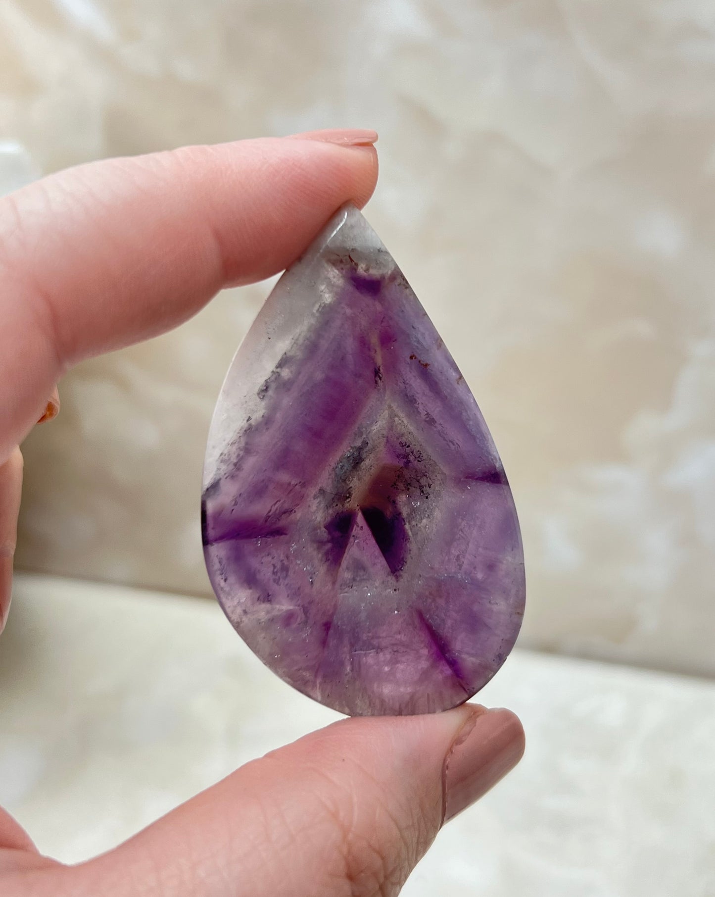 Trapiche Amethyst Slice from Brazil