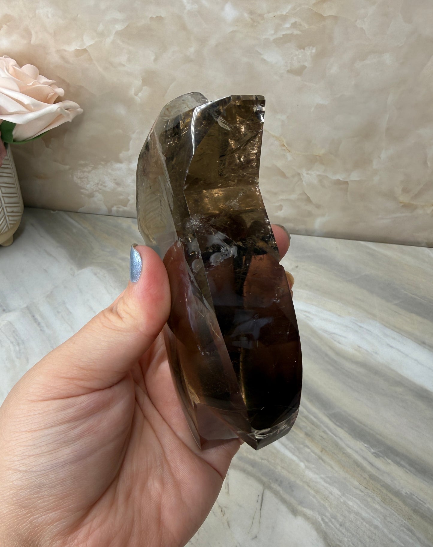 Smokey Quartz Shooting Star from Brazil