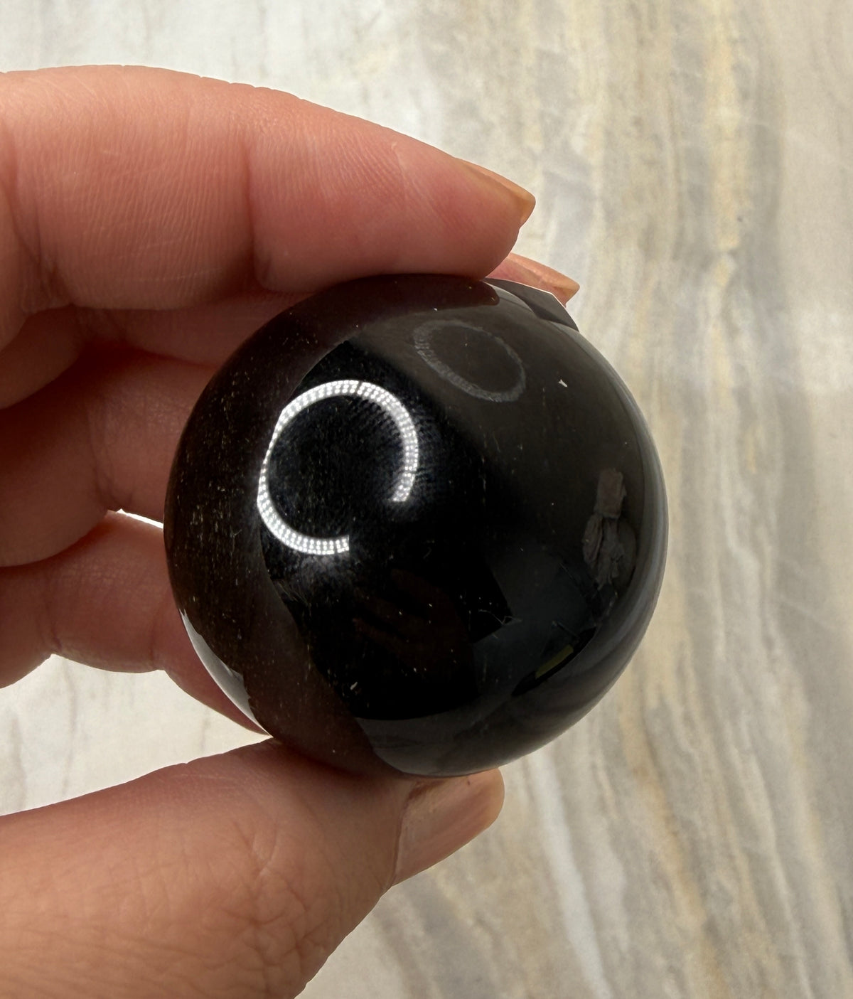 Gold Sheen Obsidian Sphere 38mm