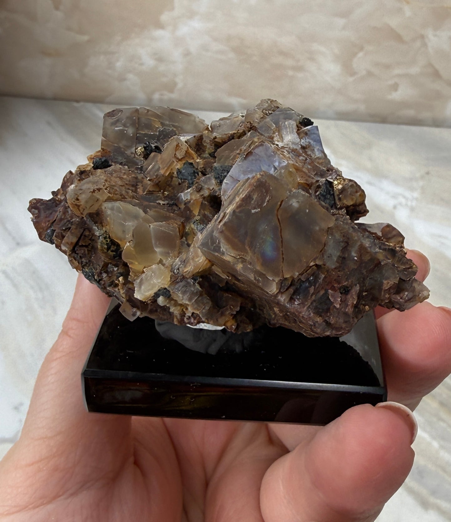 Raw Moonstone Cluster
