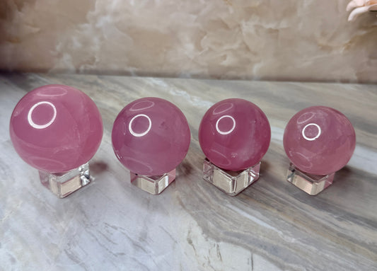 High Quality Star Rose Quartz Sphere