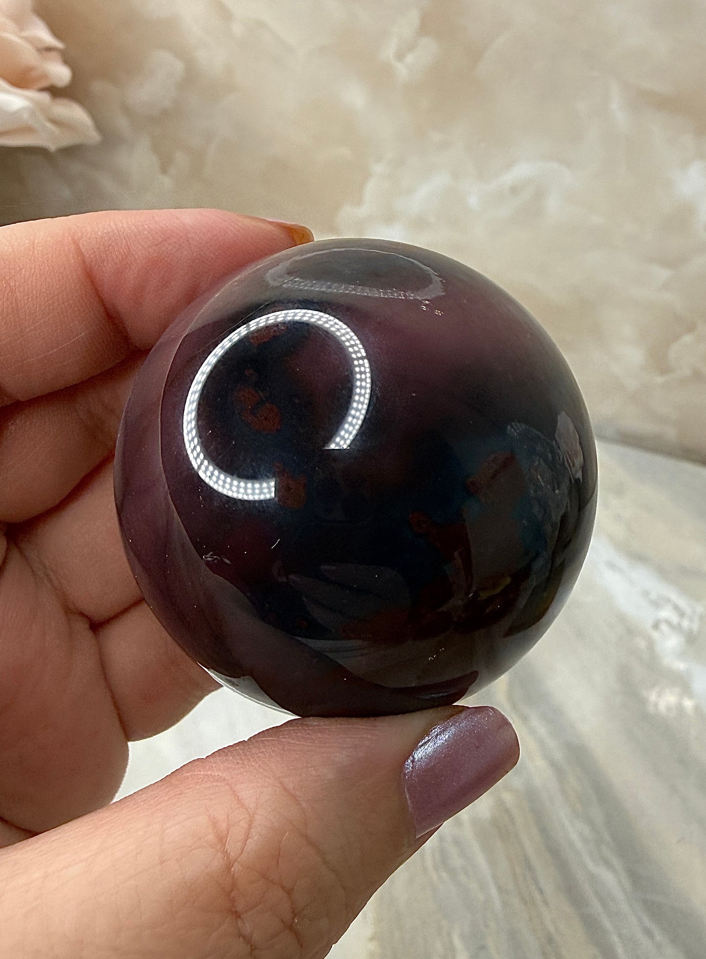 Swazi Agate Sphere 49mm