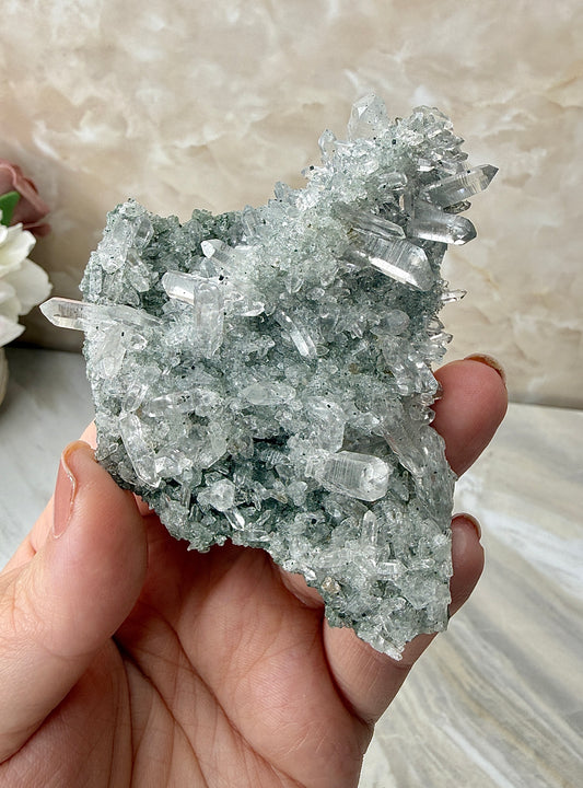 Himalayan Quartz with Chlorite Cluster