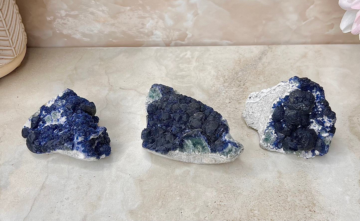 Blueberry Flourite Cluster