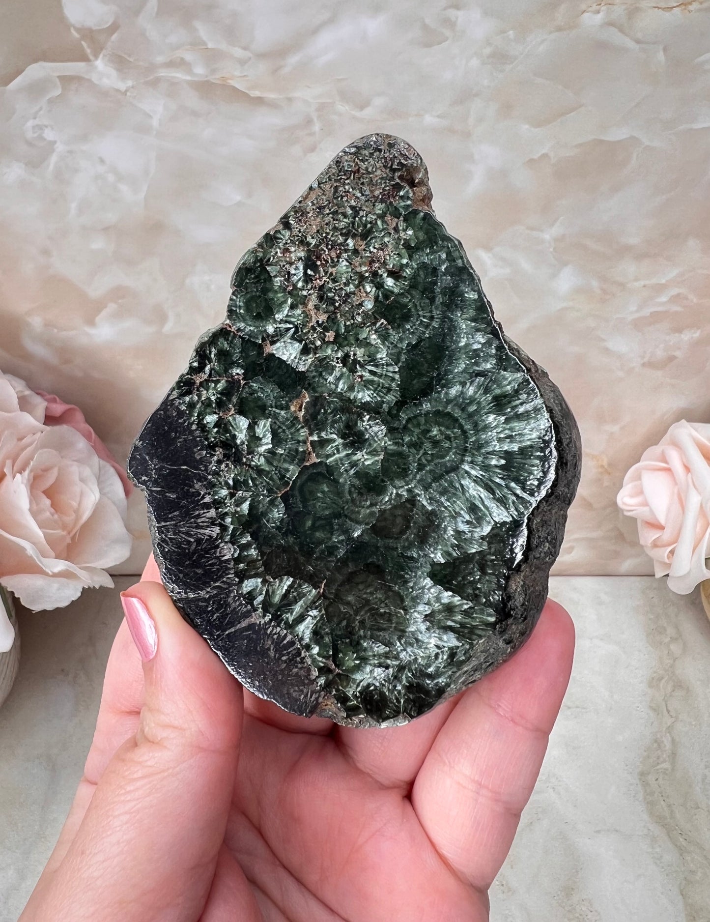 Large Seraphinite Slab from Russia