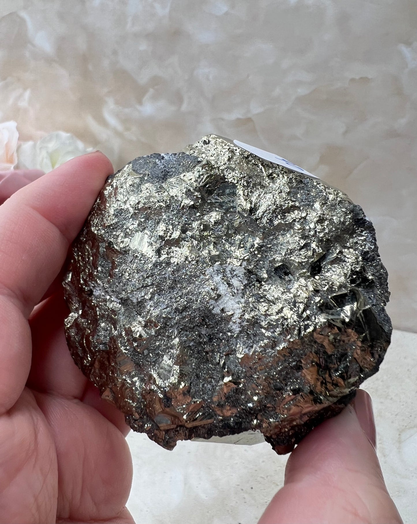 Octahedral Peruvian Pyrite Cluster