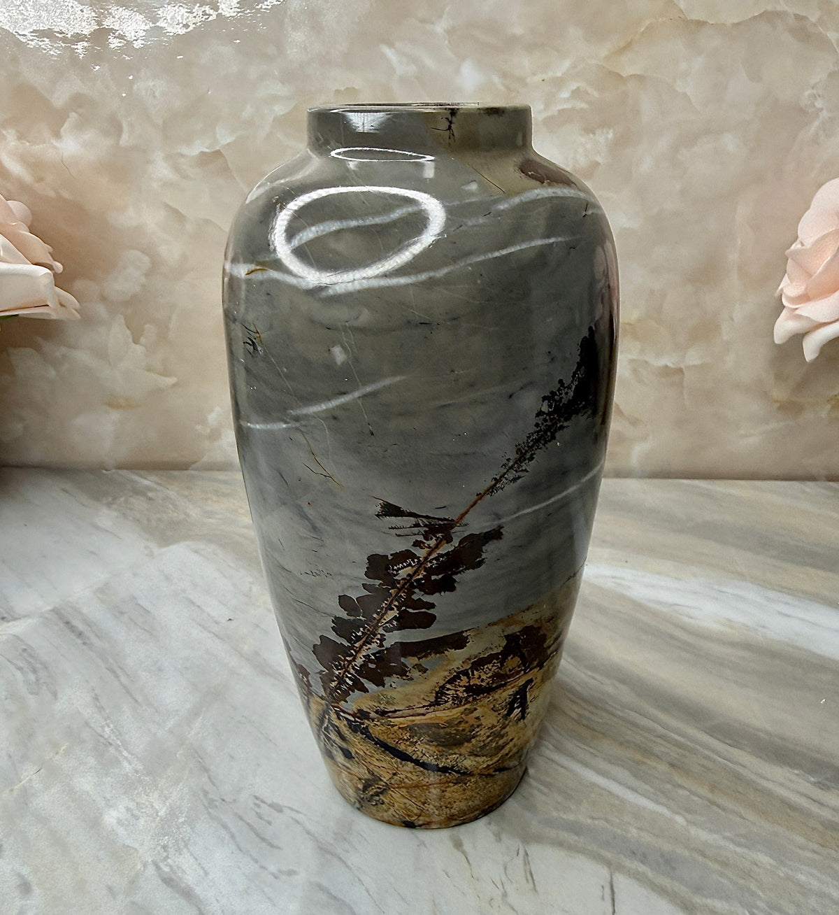 Picture Jasper Vase