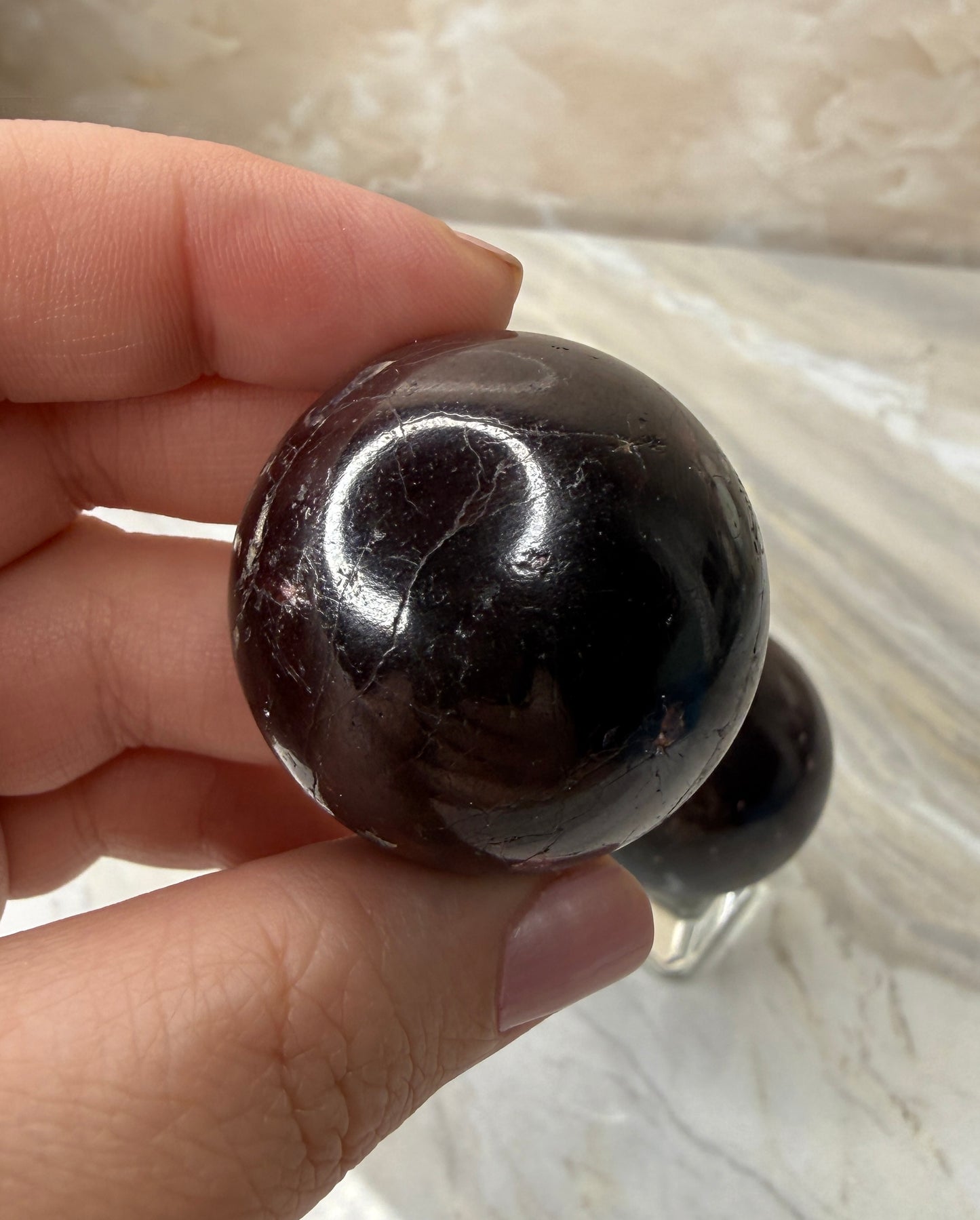 Star Garnet Sphere from Brazil