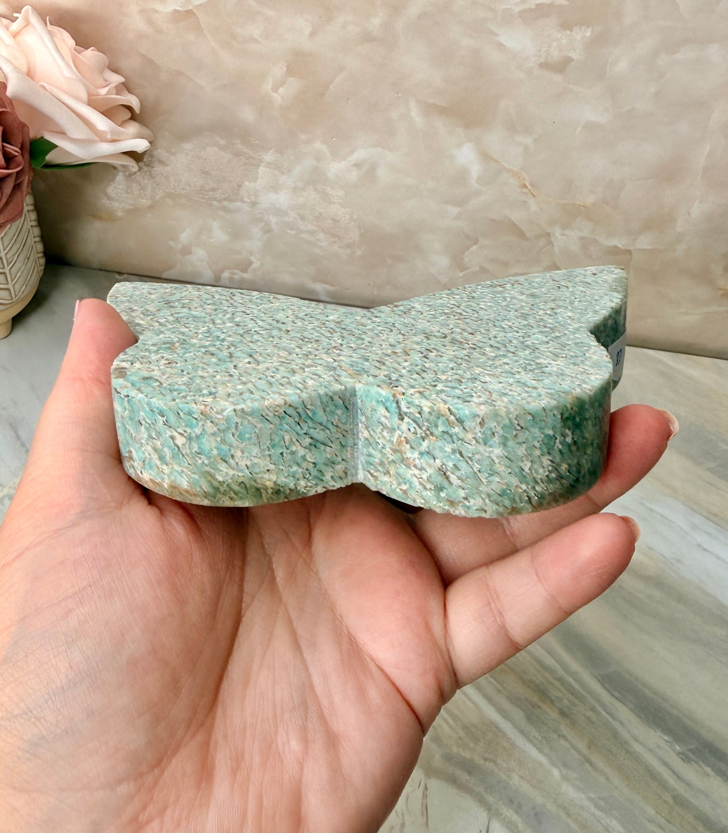 Amazonite Self-standing Butterfly