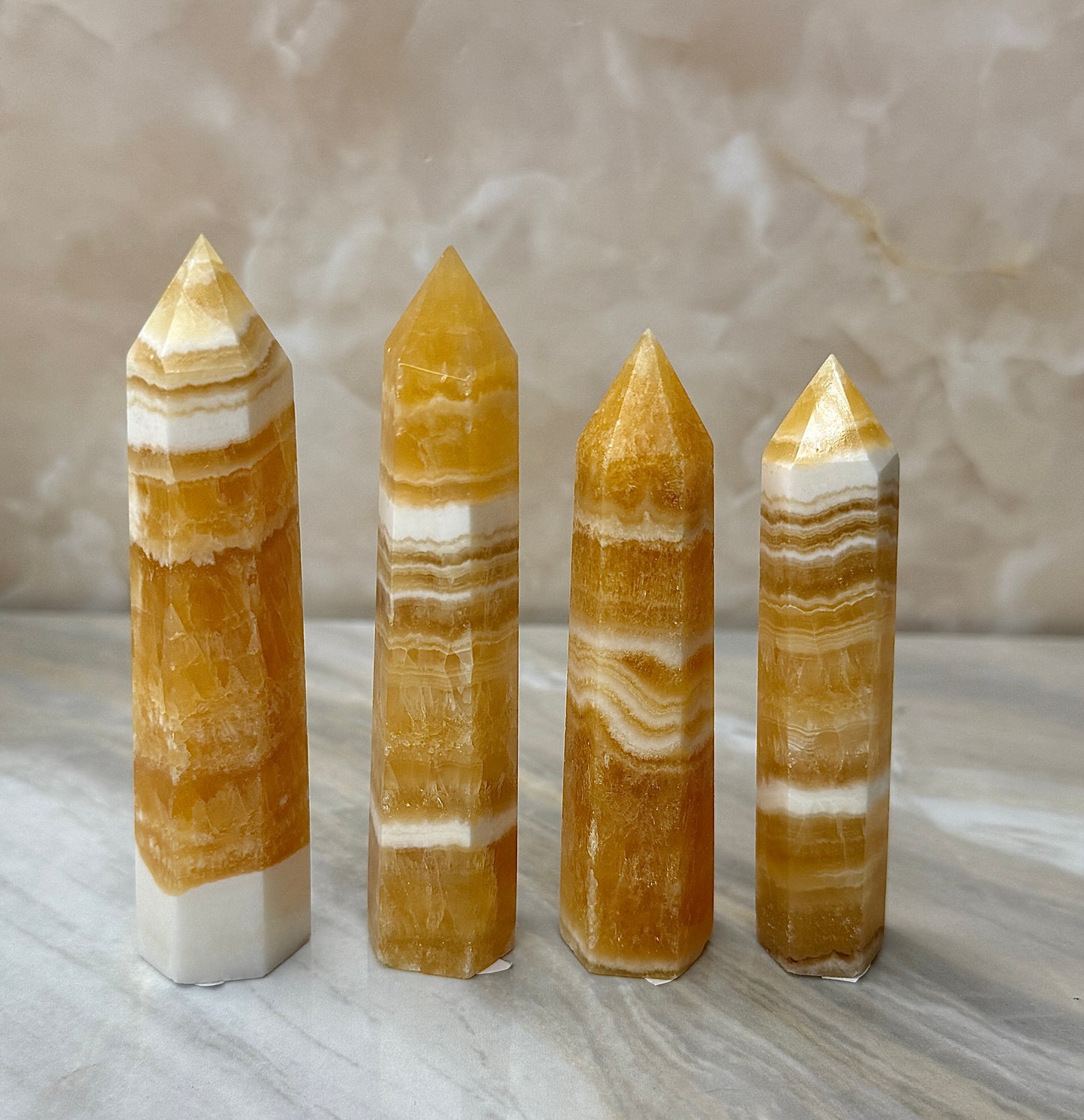 Orange Calcite Tower
