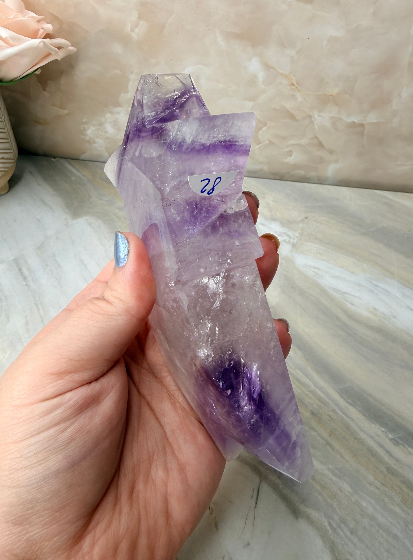Phantom Amethyst Shooting Star from Brazil