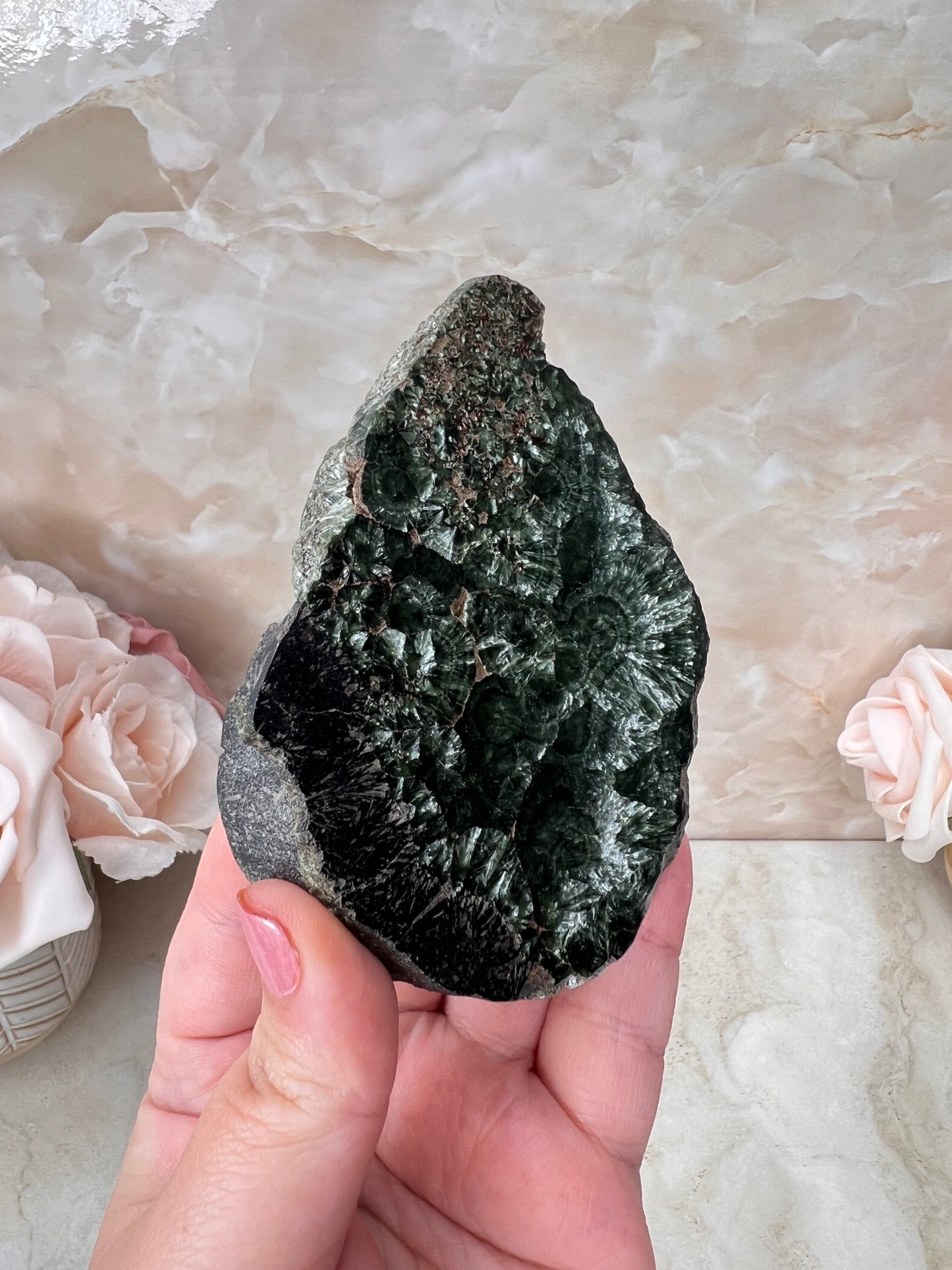 Large Seraphinite Slab from Russia