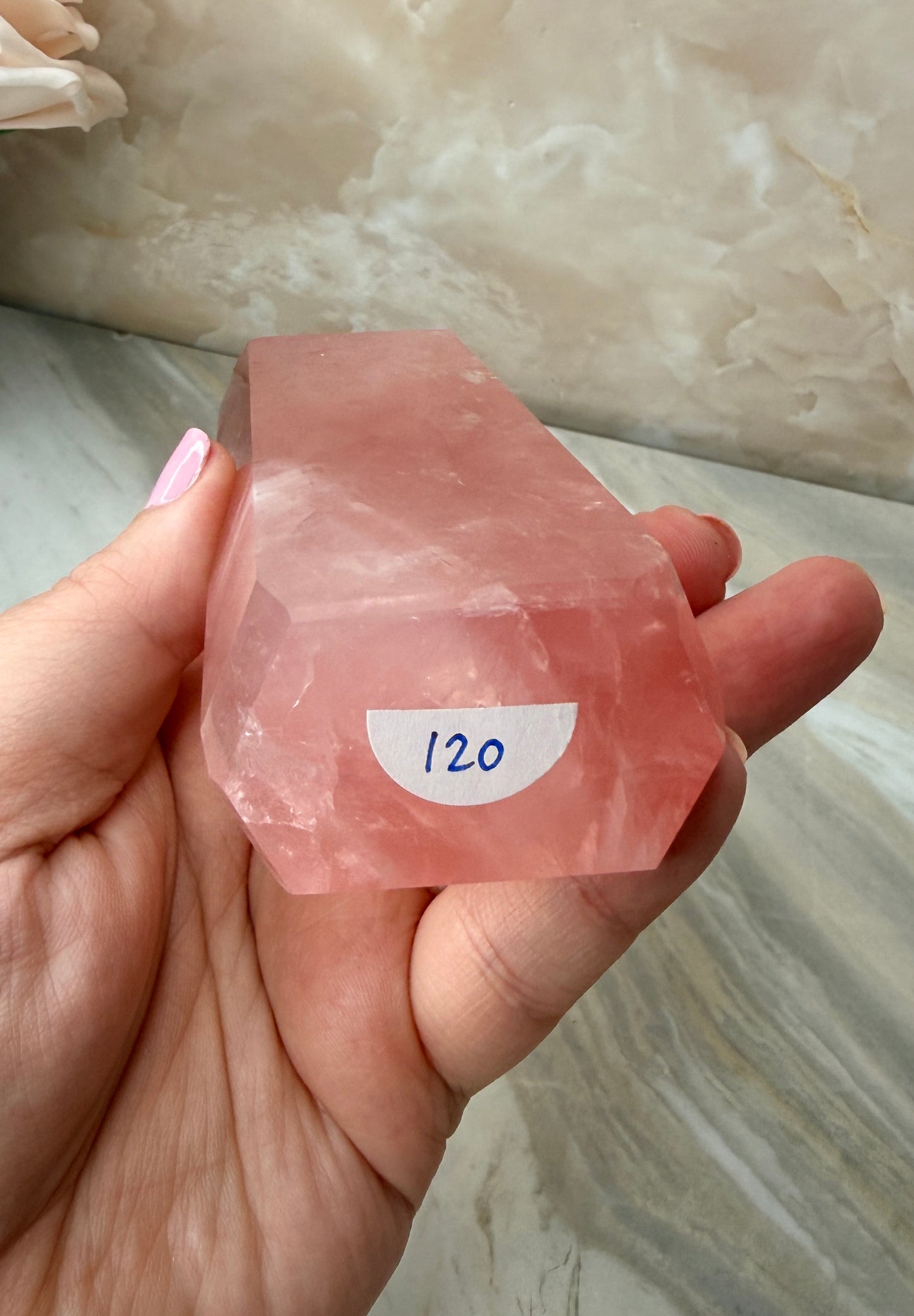 High Quality Rose Quartz Tower