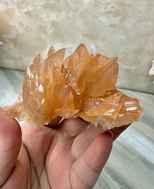 Pink/Peach Dogtooth Calcite