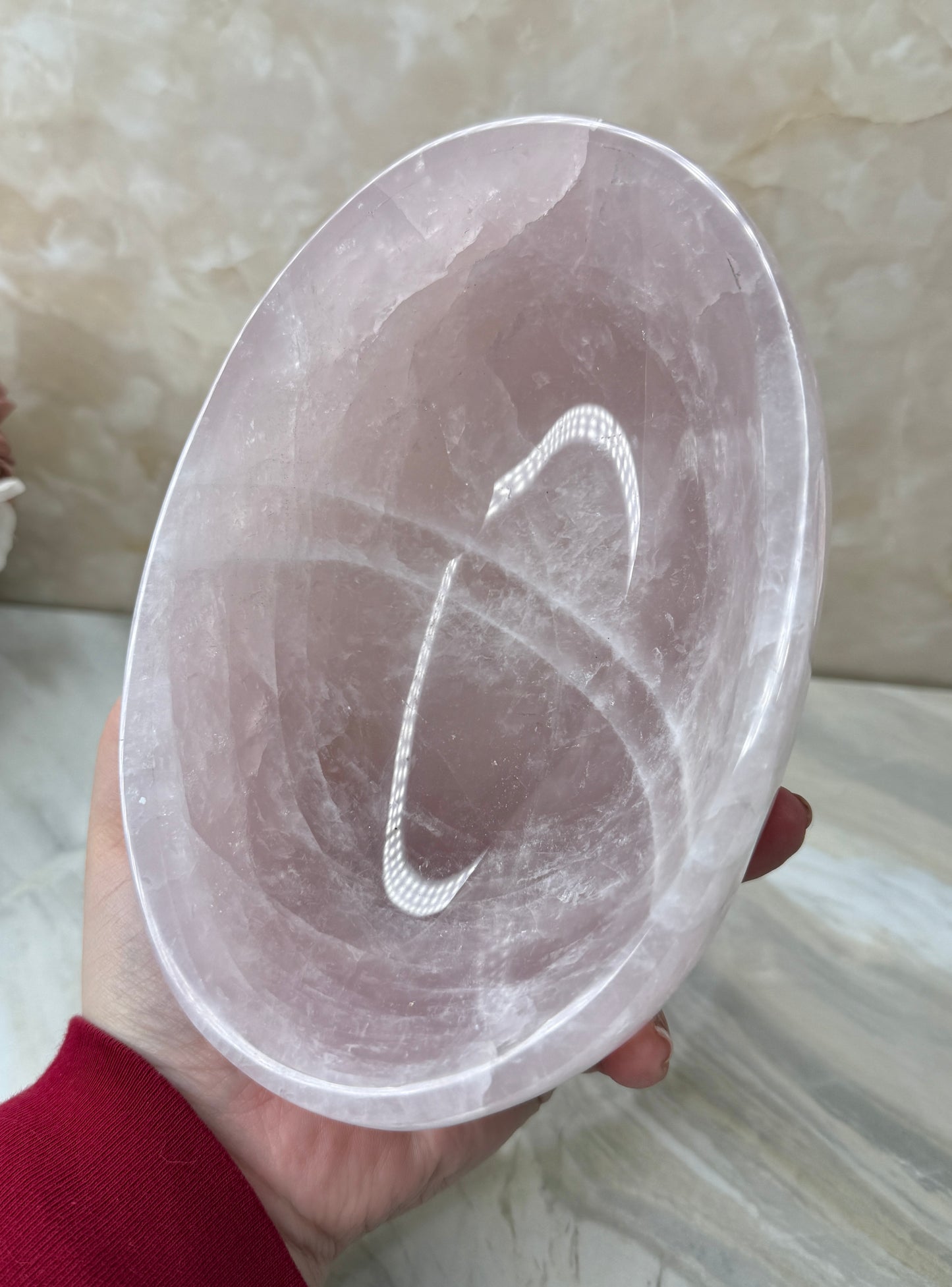 Rose Quartz Bowl from Madagascar