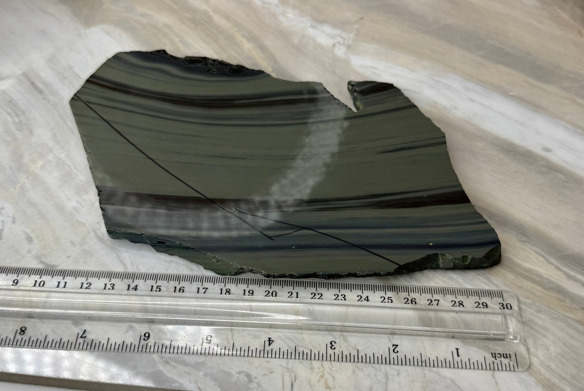 Platinum Obsidian Slab