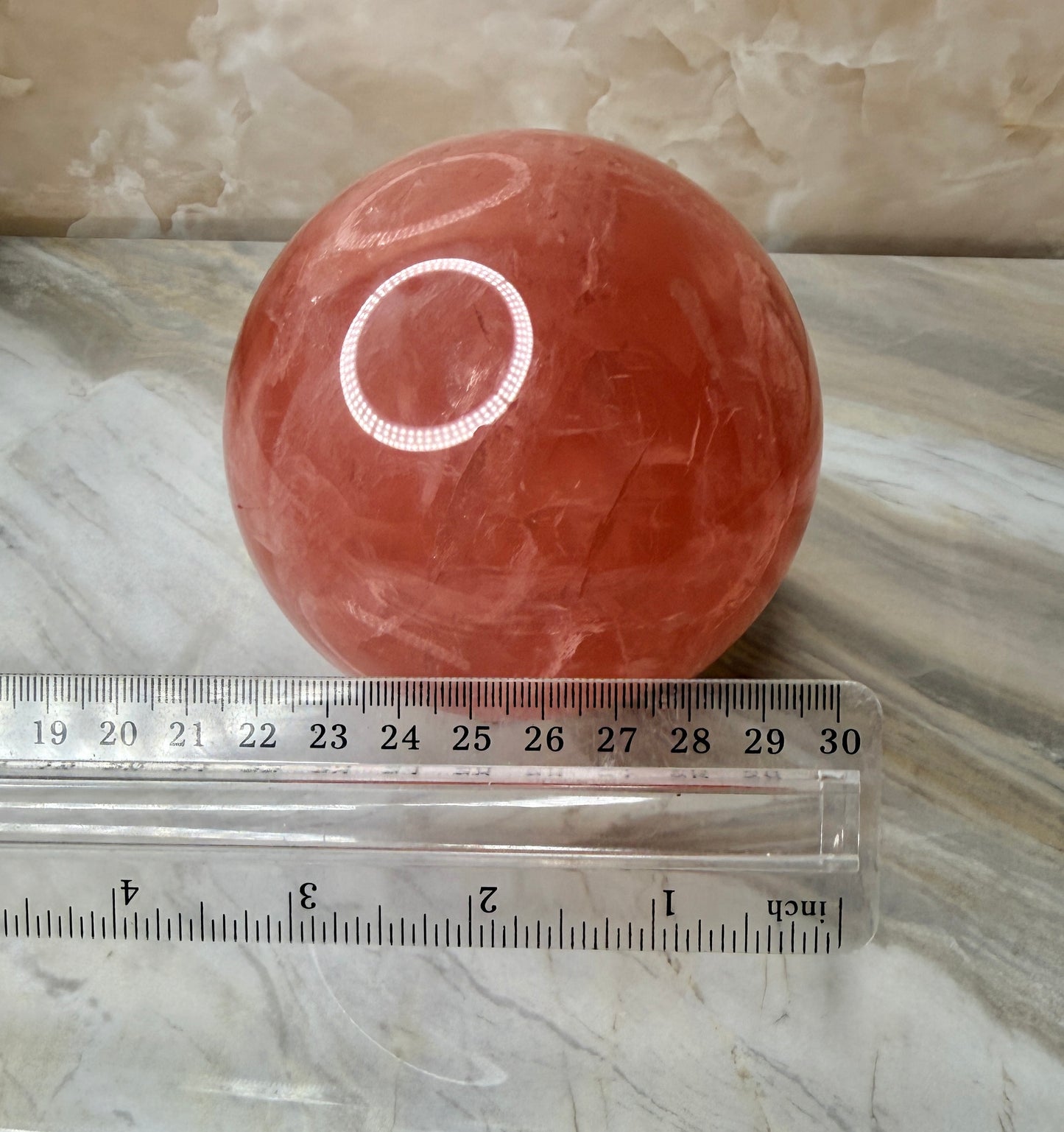 High Quality Rose Quartz Sphere 105mm
