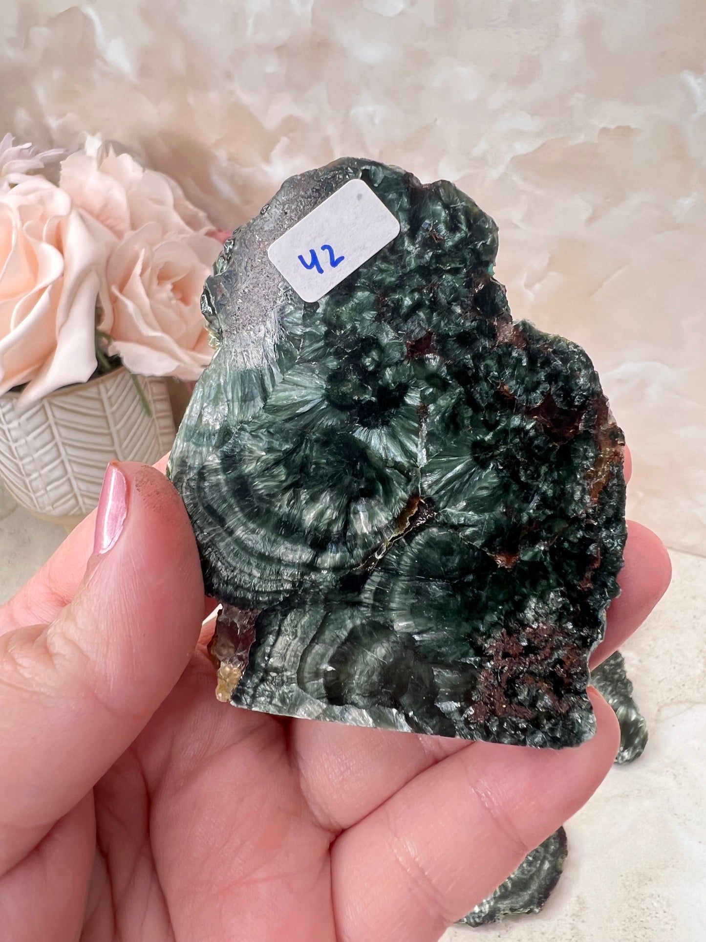 Seraphinite Slab from Russia