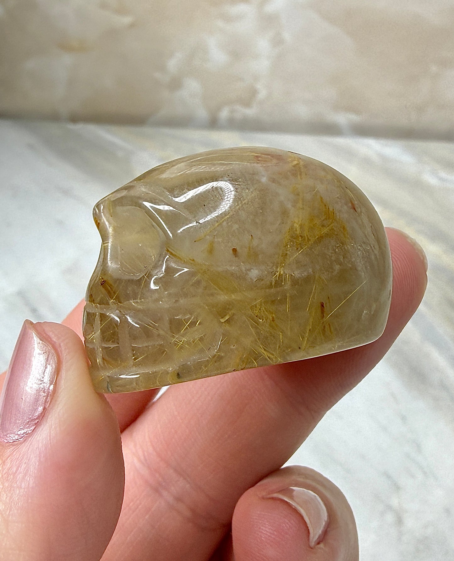 Rutile Skull from Brazil