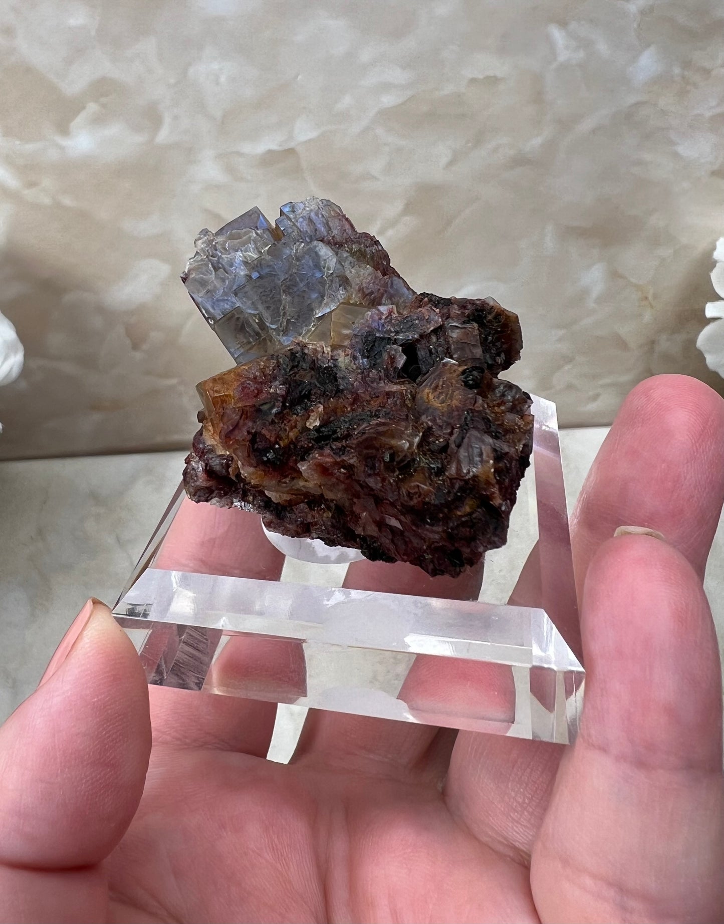 Mexican Moonstone Cluster
