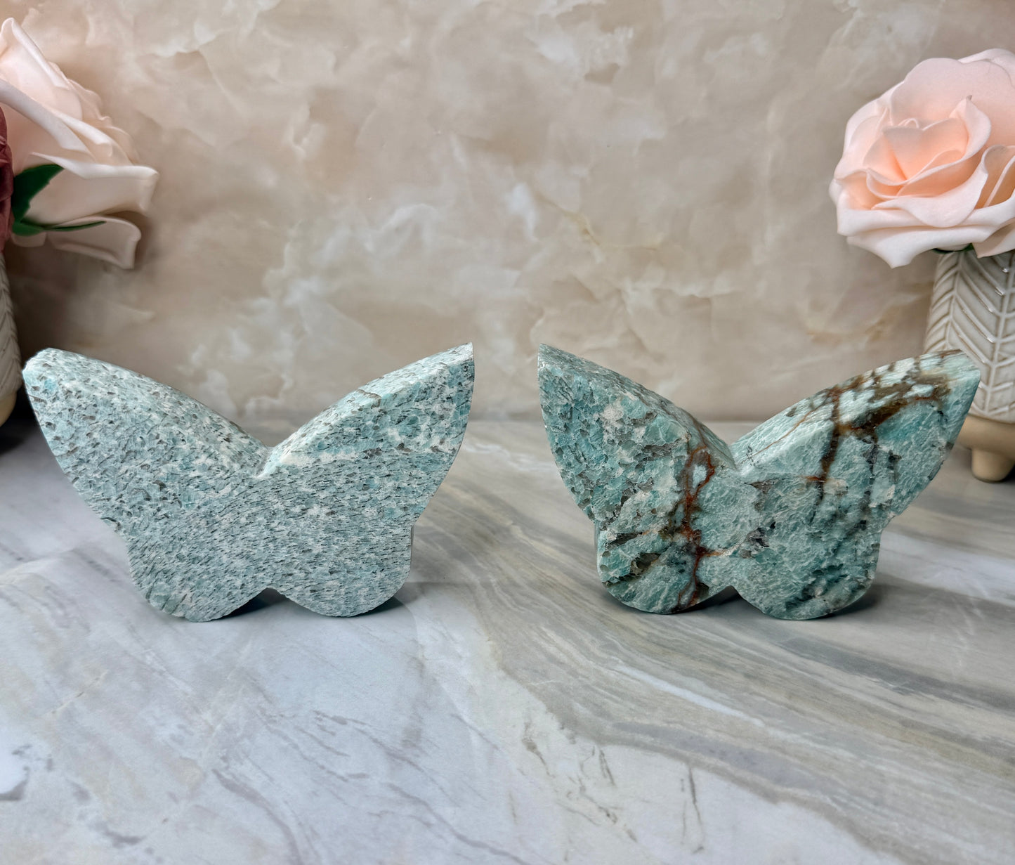 Amazonite Self-standing Butterfly