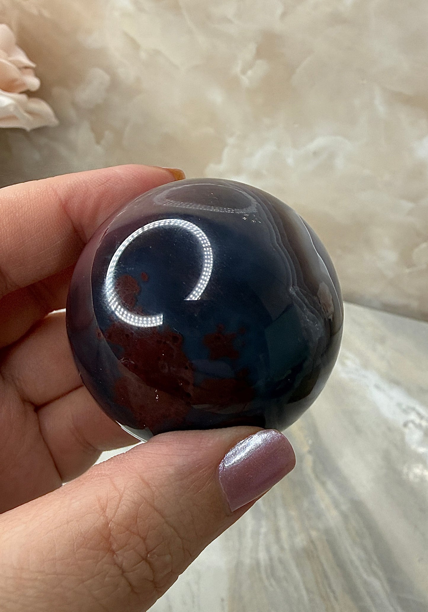 Swazi Agate Sphere 49mm