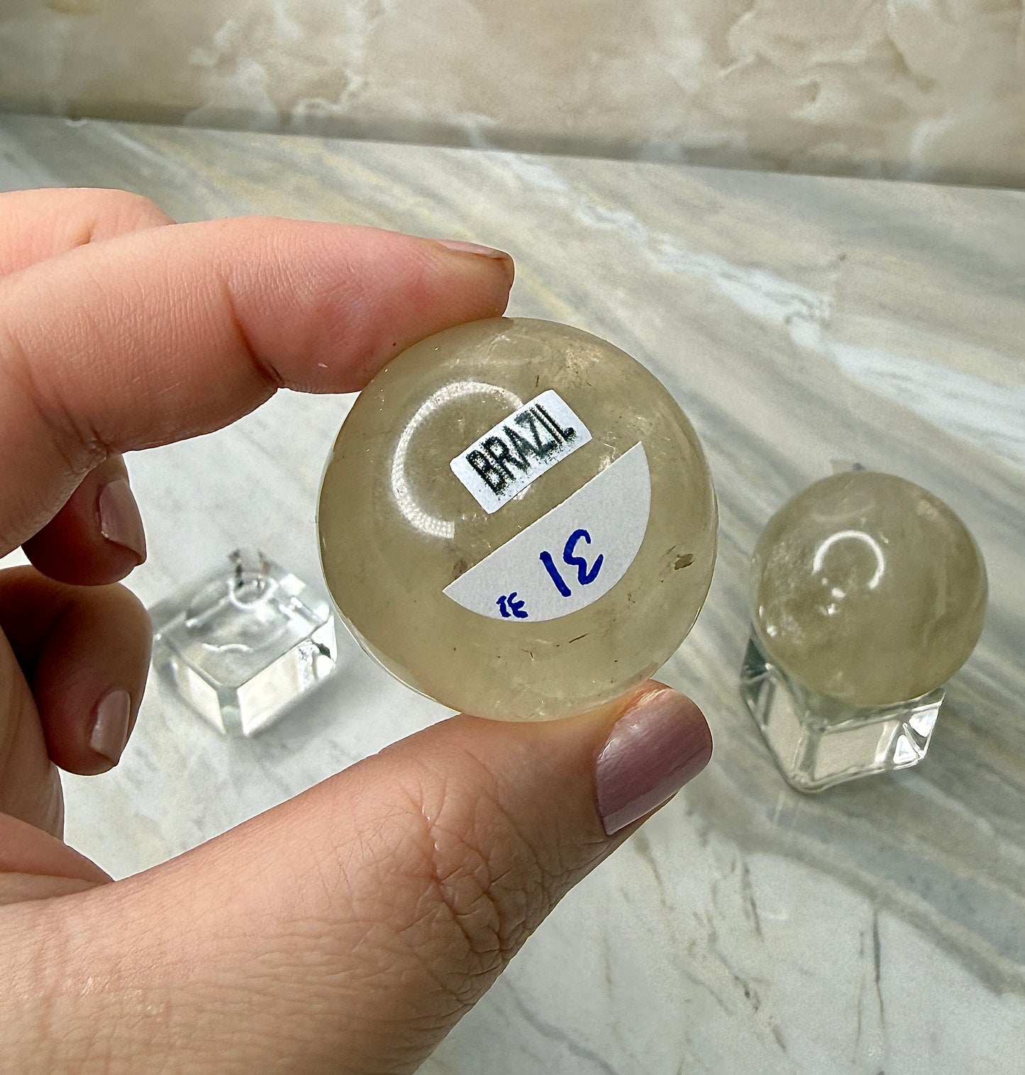 Citrine Sphere from Brazil