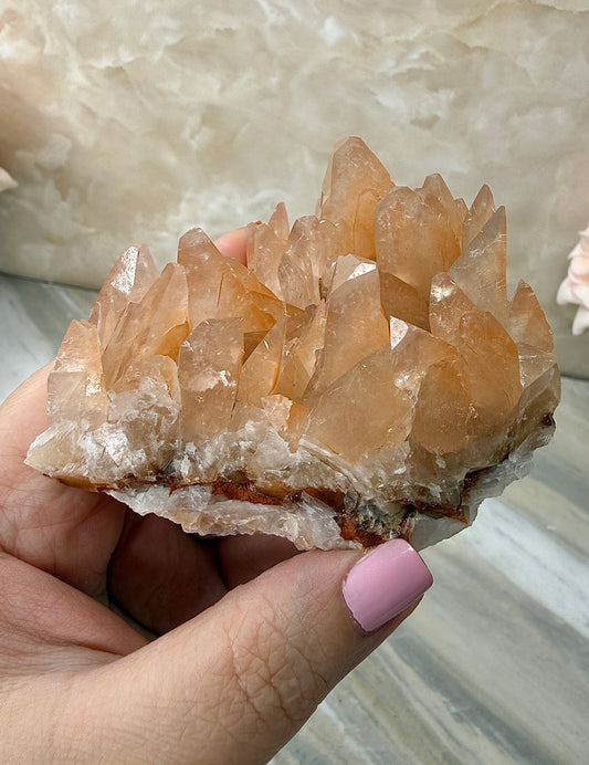 Pink/Peach Dogtooth Calcite