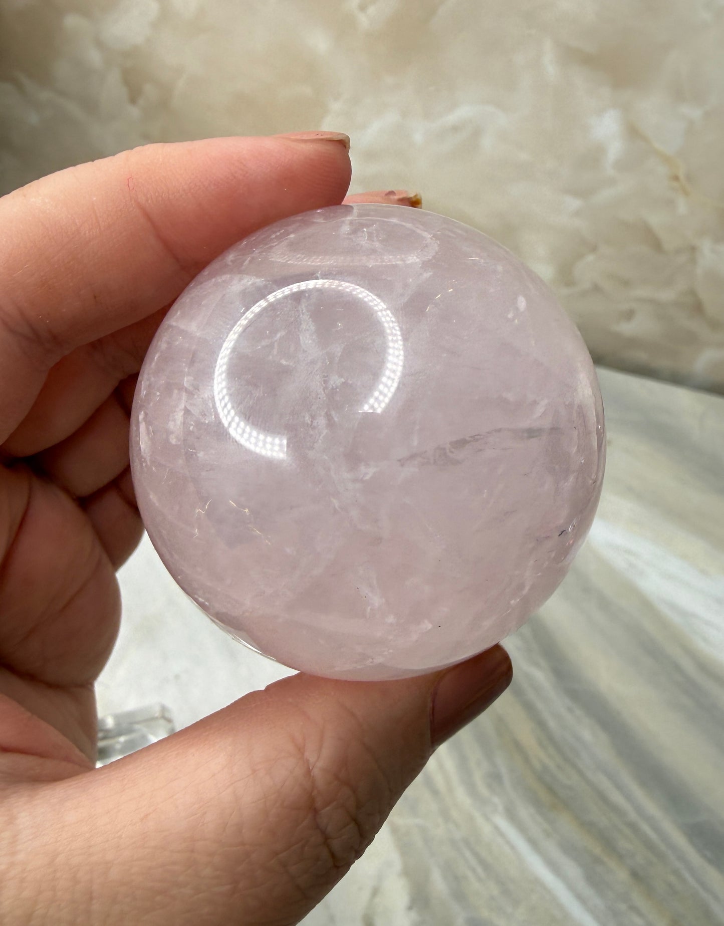 Rose Quartz Sphere 50mm