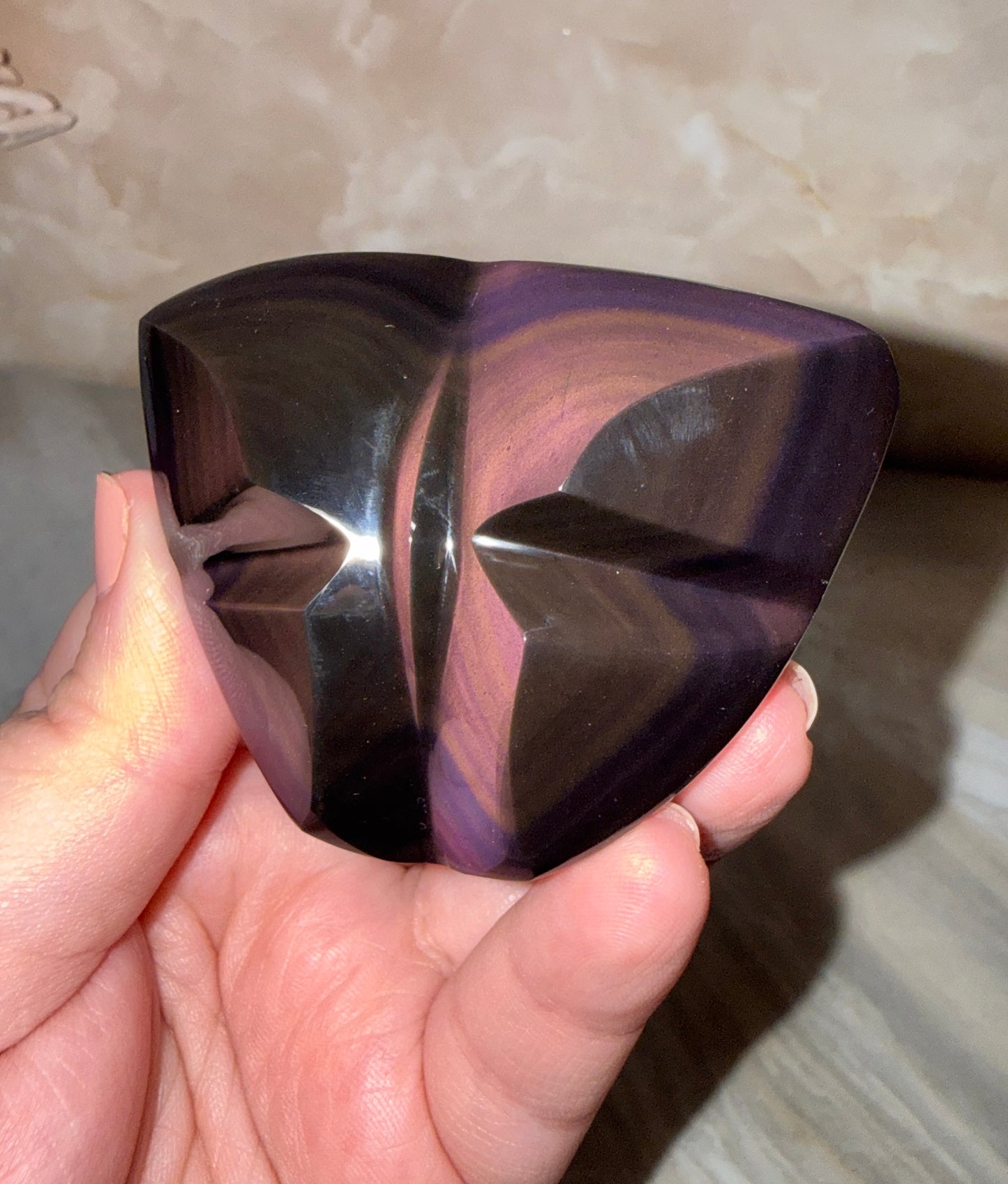 Rainbow Obsidian Butterfly