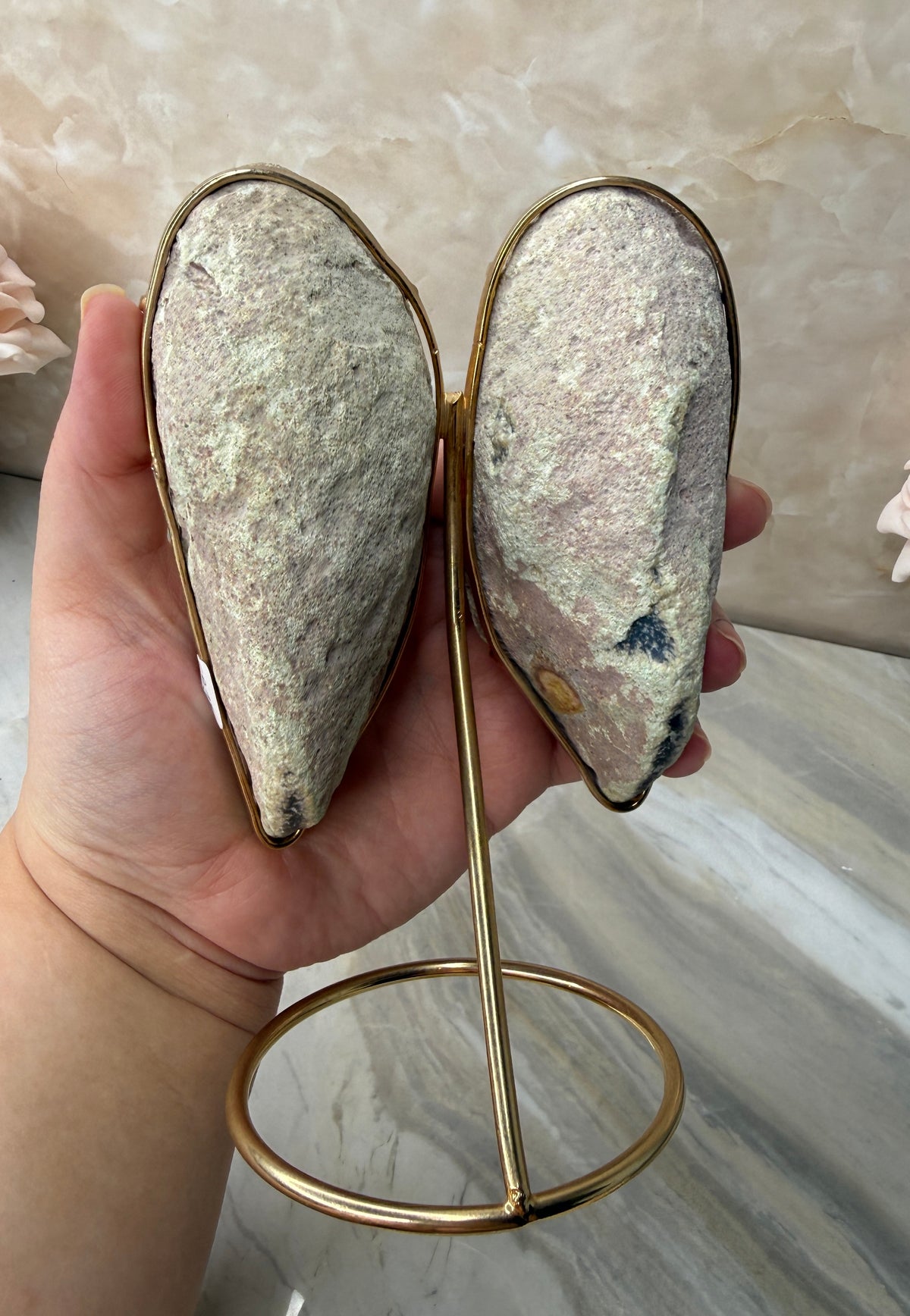 Brazilian Agate Wing Set