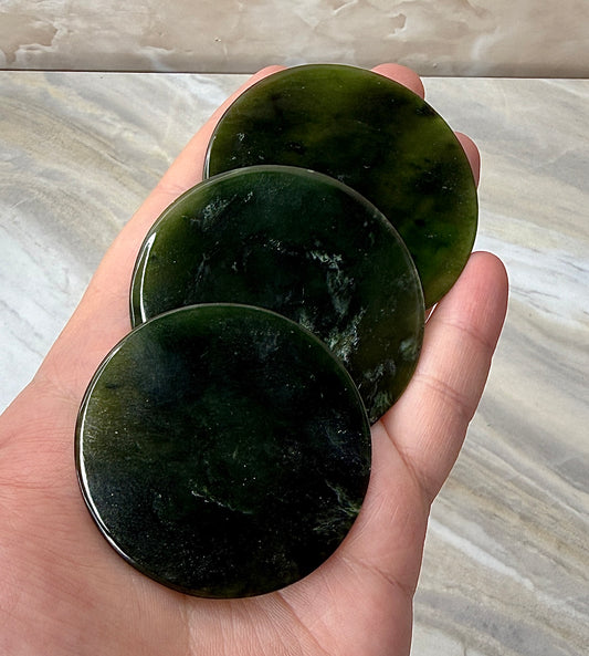 Nephrite Jade Disc