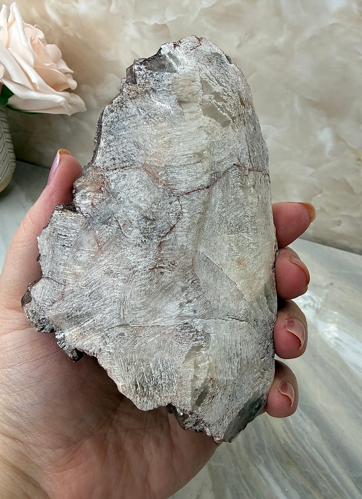Chocolate Calcite Cluster