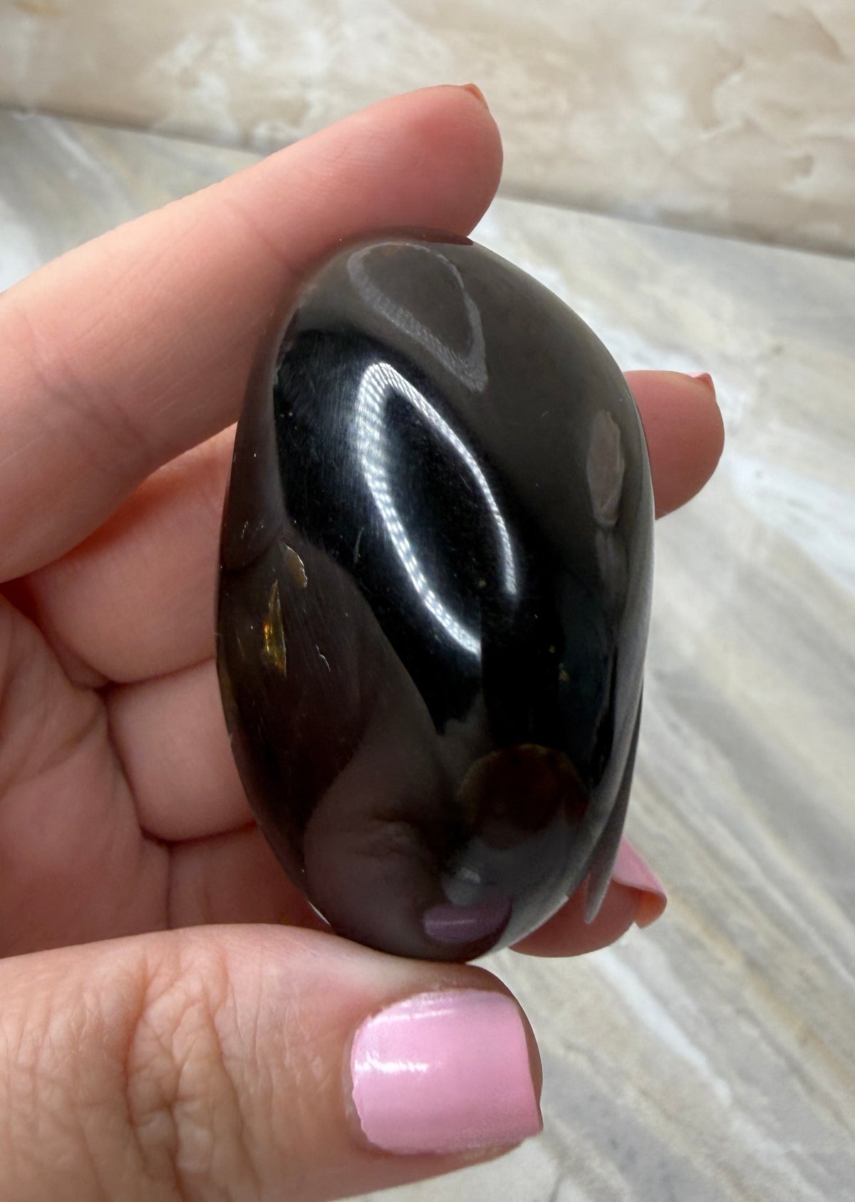 UV Reactive Indonesian Blue Amber Freeform