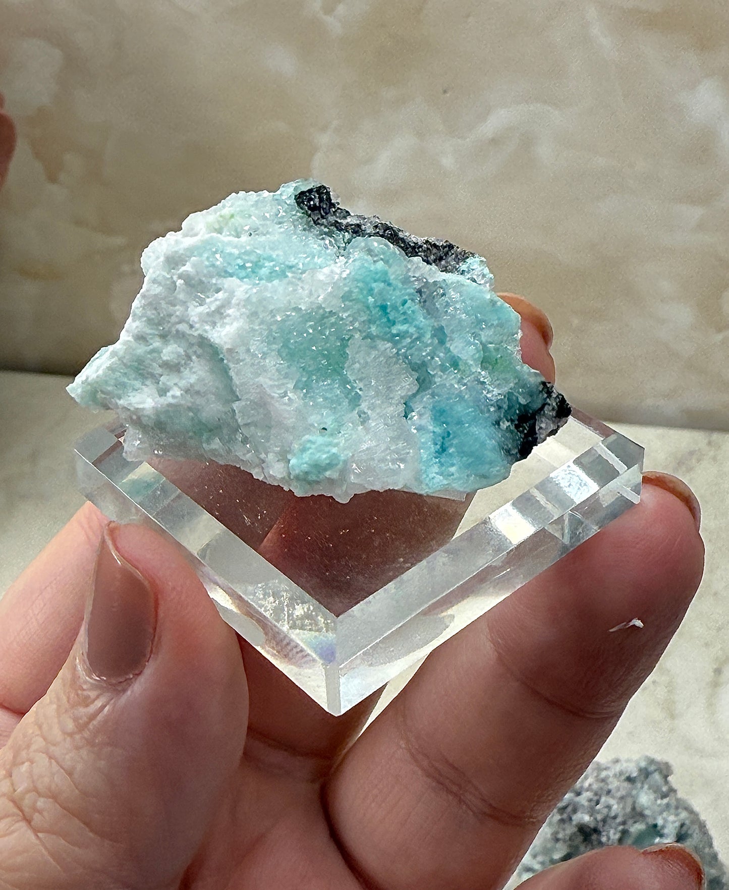 Calcite with Copper from Mexico