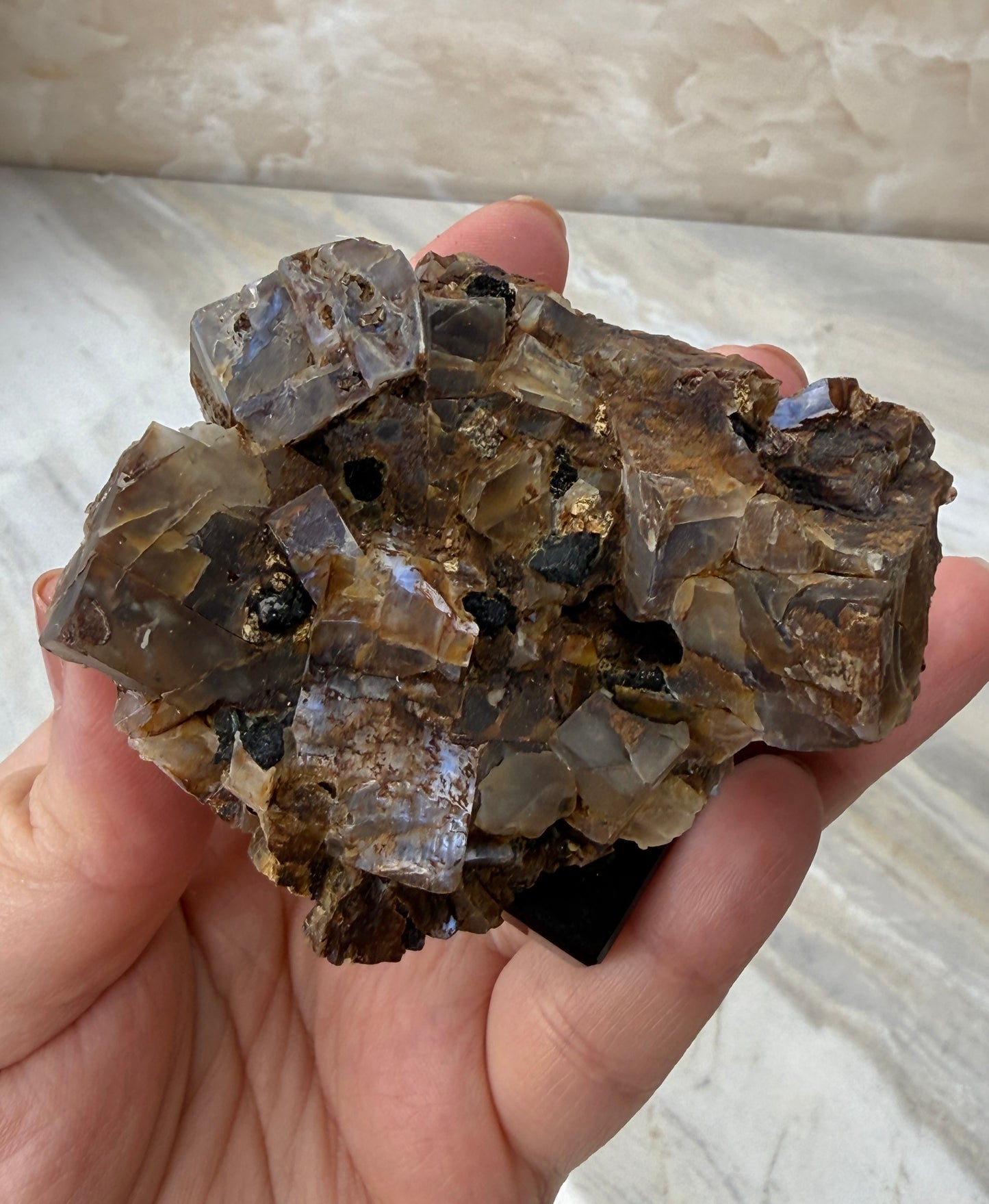 Raw Moonstone Cluster