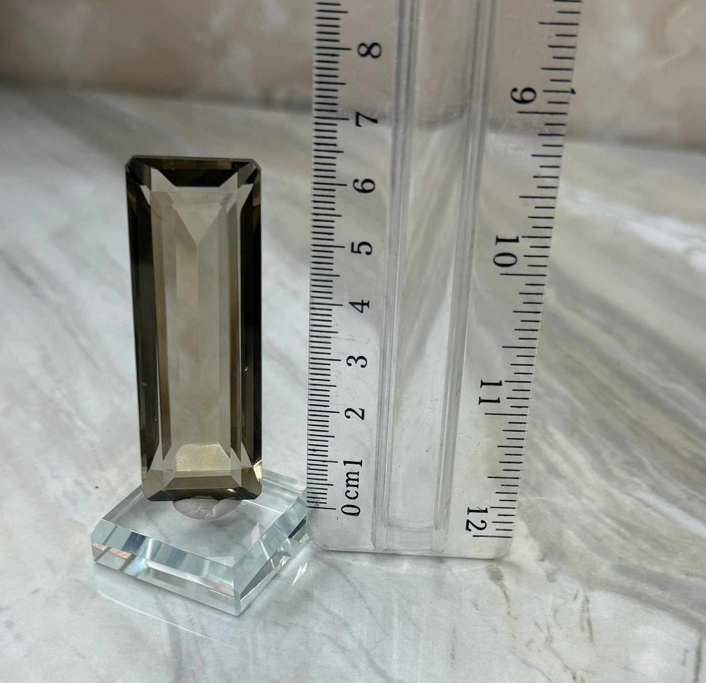 Smokey Quartz Faceted Gem