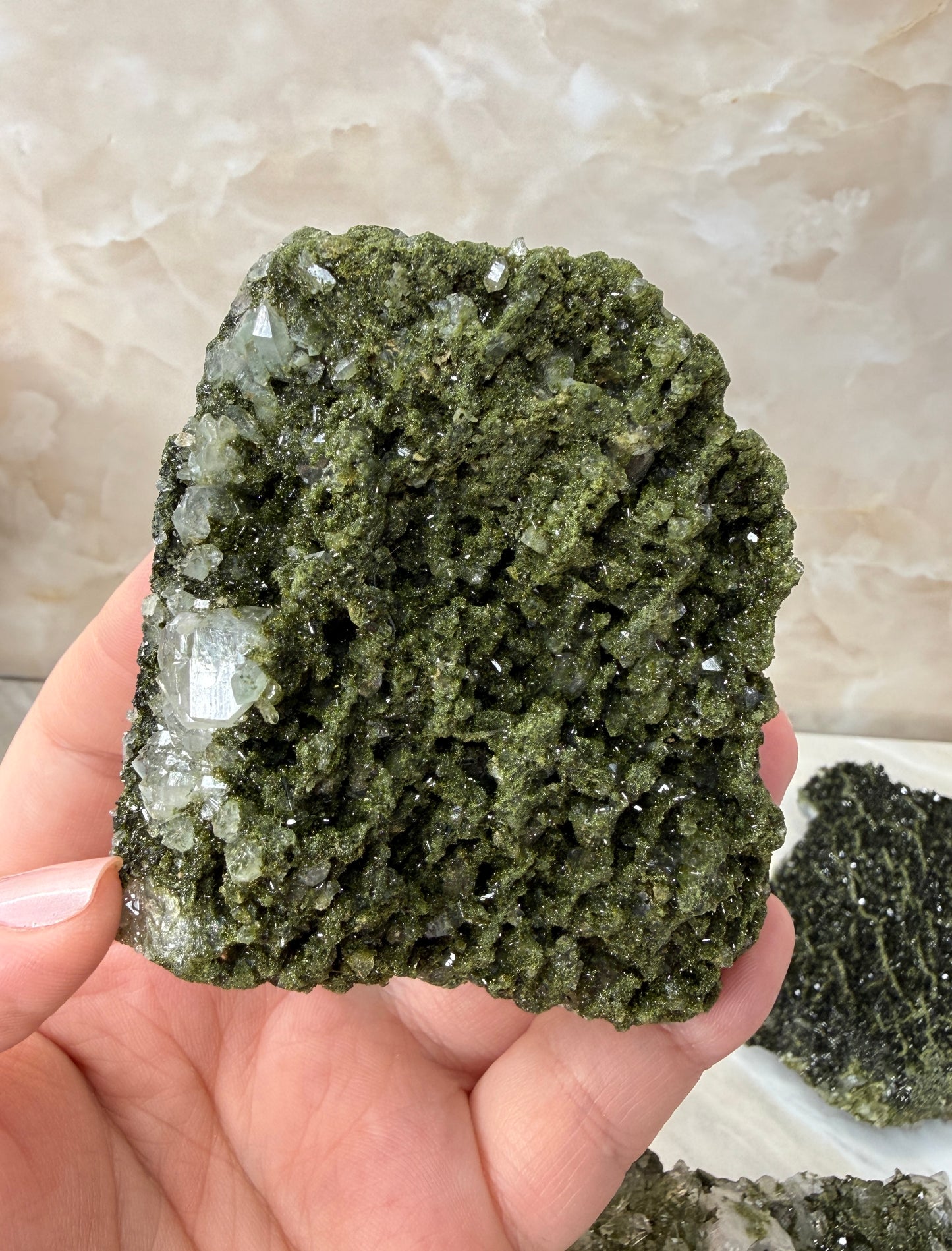 Epidote & Quartz Cluster from Turkey