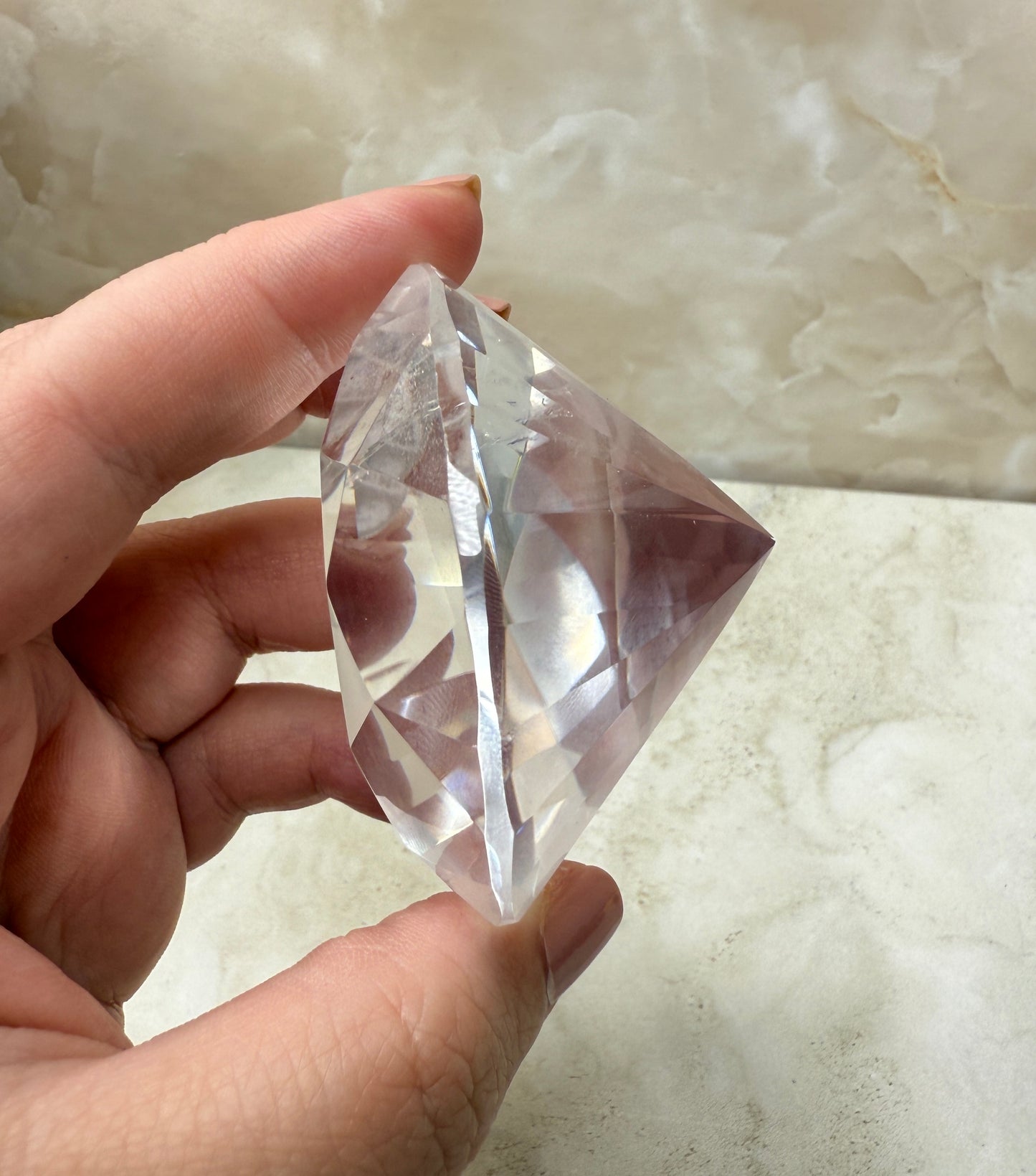 Clear Quartz Diamond