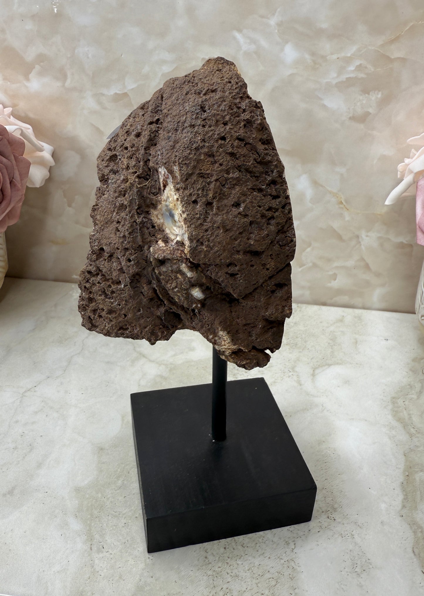 Druzy Agate on Stand
