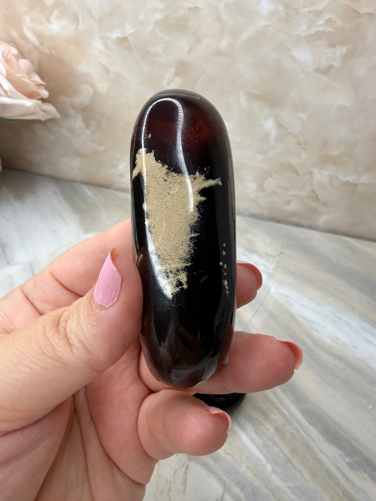UV Reactive Indonesian Blue Amber Freeform