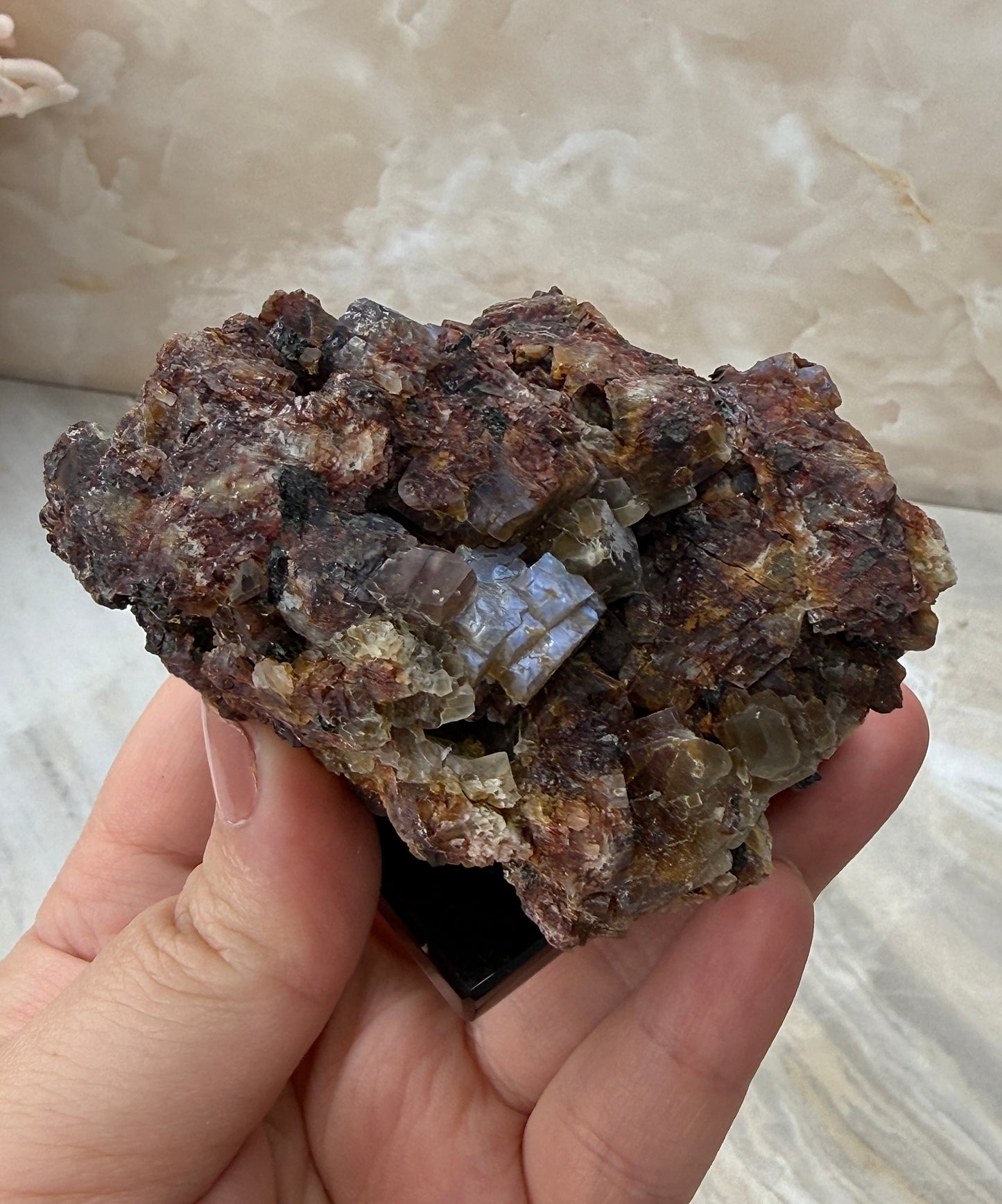 Raw Moonstone Cluster