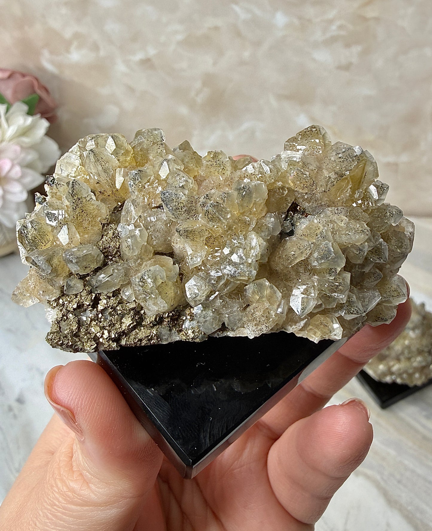 Calcite & Sulphurpyrite Cluster