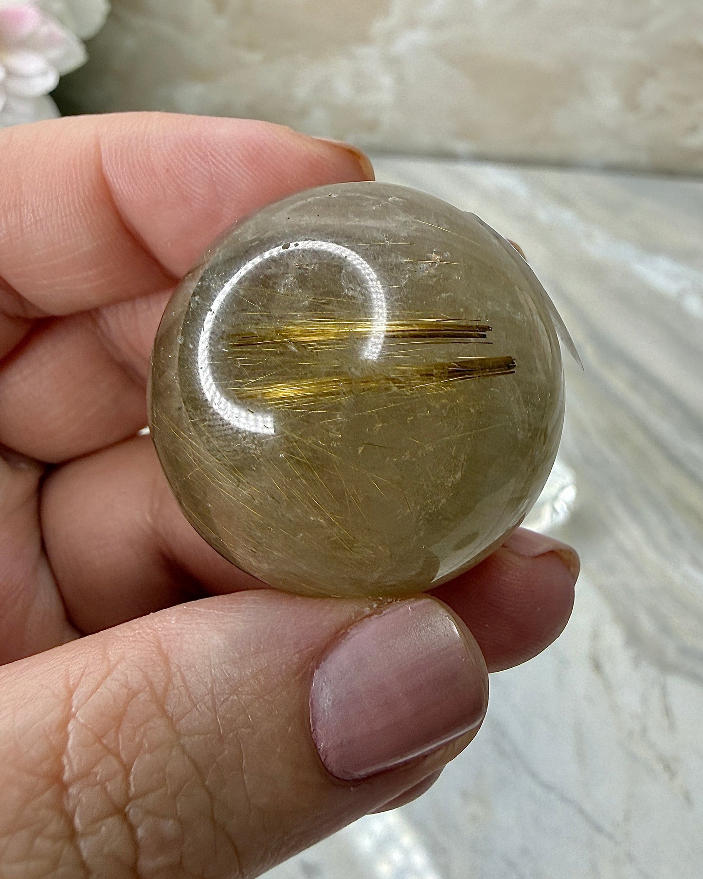 Rutile Sphere from Brazil
