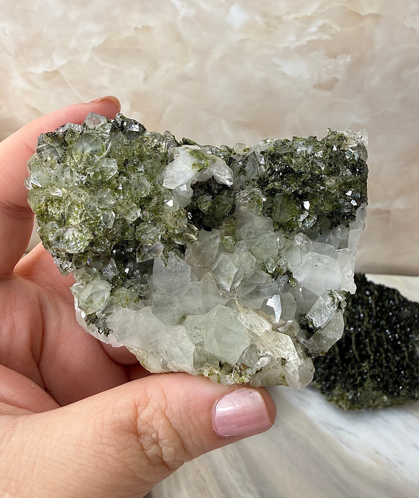 Epidote & Quartz Cluster from Turkey