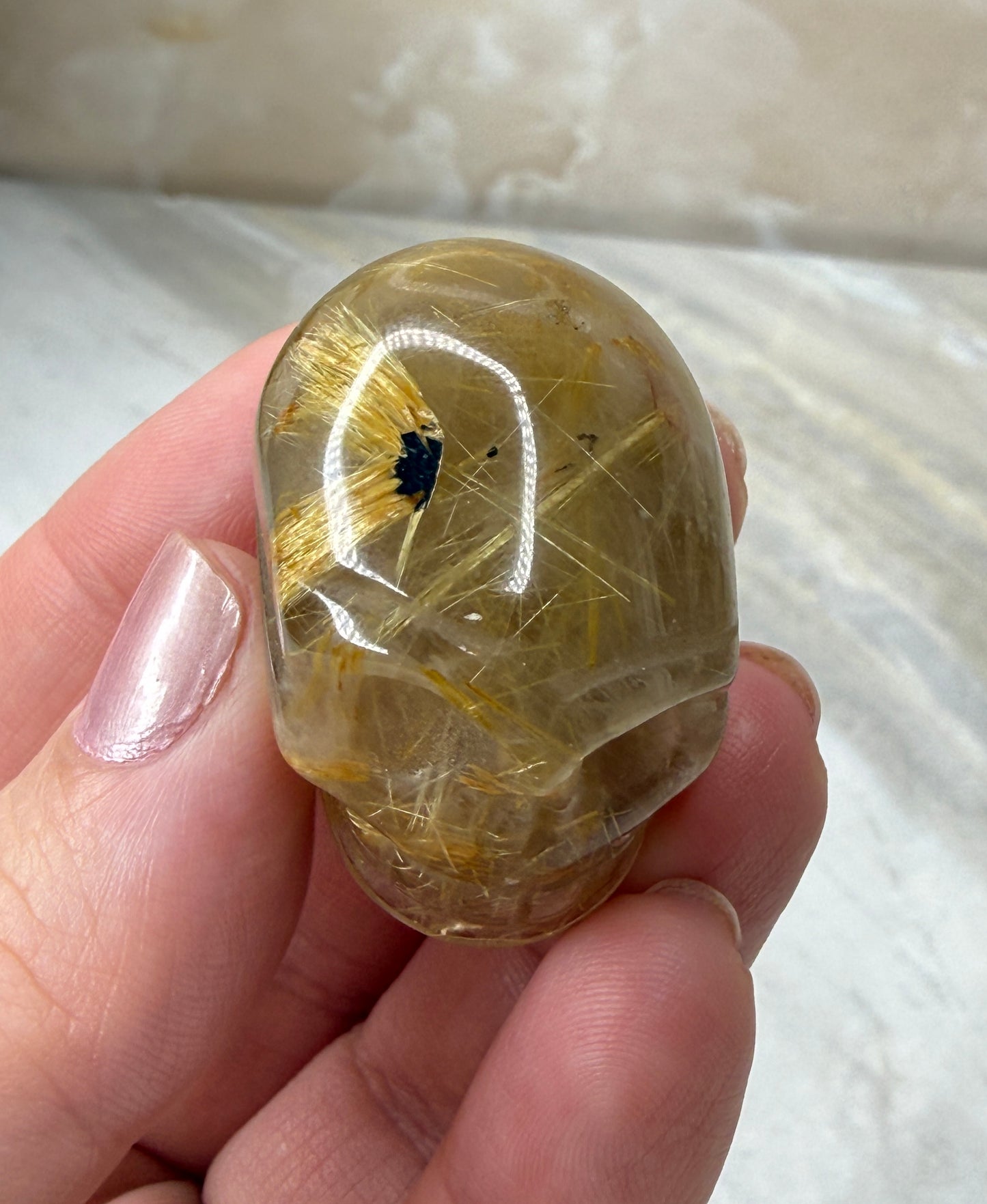 Rutile Skull from Brazil